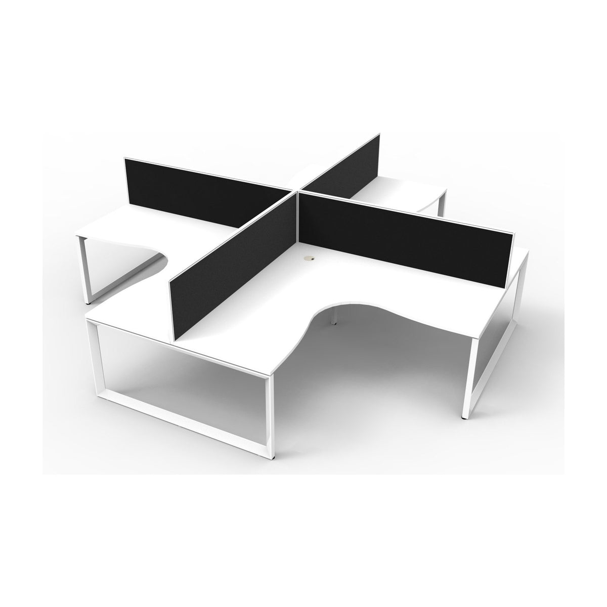 Infinity Loop Leg Corner Workstation, view 13