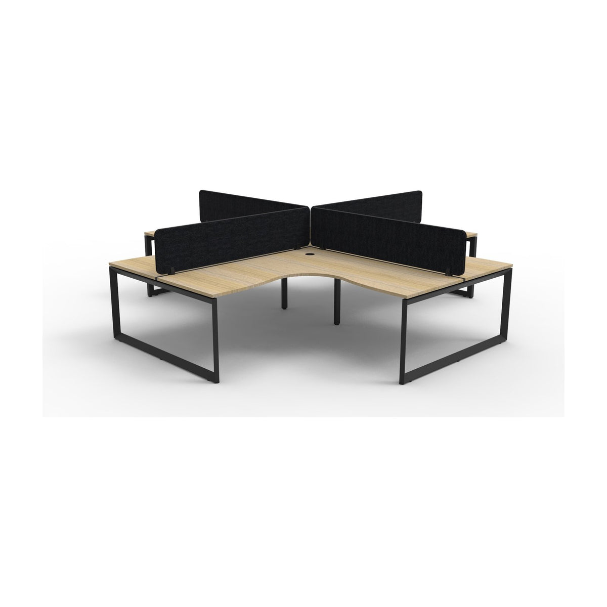 Infinity Loop Leg Corner Workstation, view 16