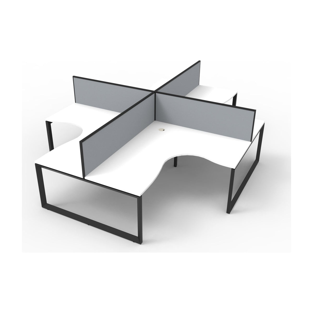 Infinity Loop Leg Corner Workstation, view 26