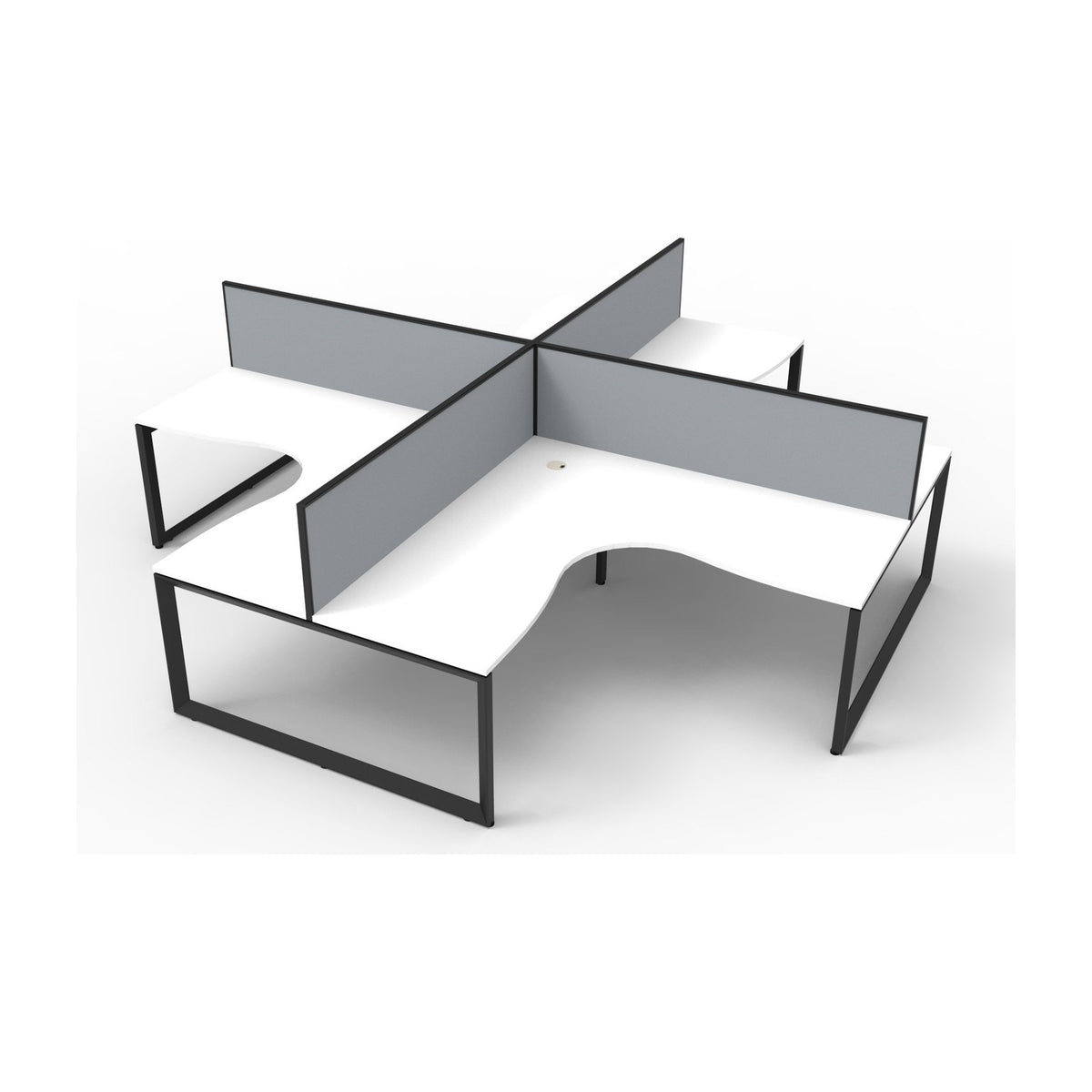 Infinity Loop Leg Corner Workstation, view 28