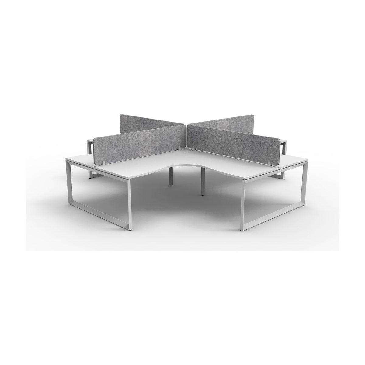 Infinity Loop Leg Corner Workstation, view 29
