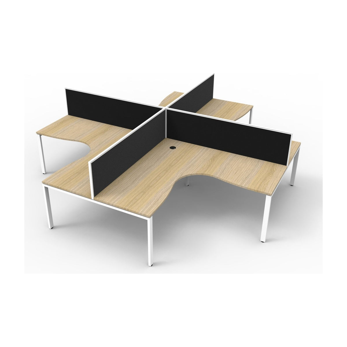 Infinity Profile Leg Corner Workstation, view 2