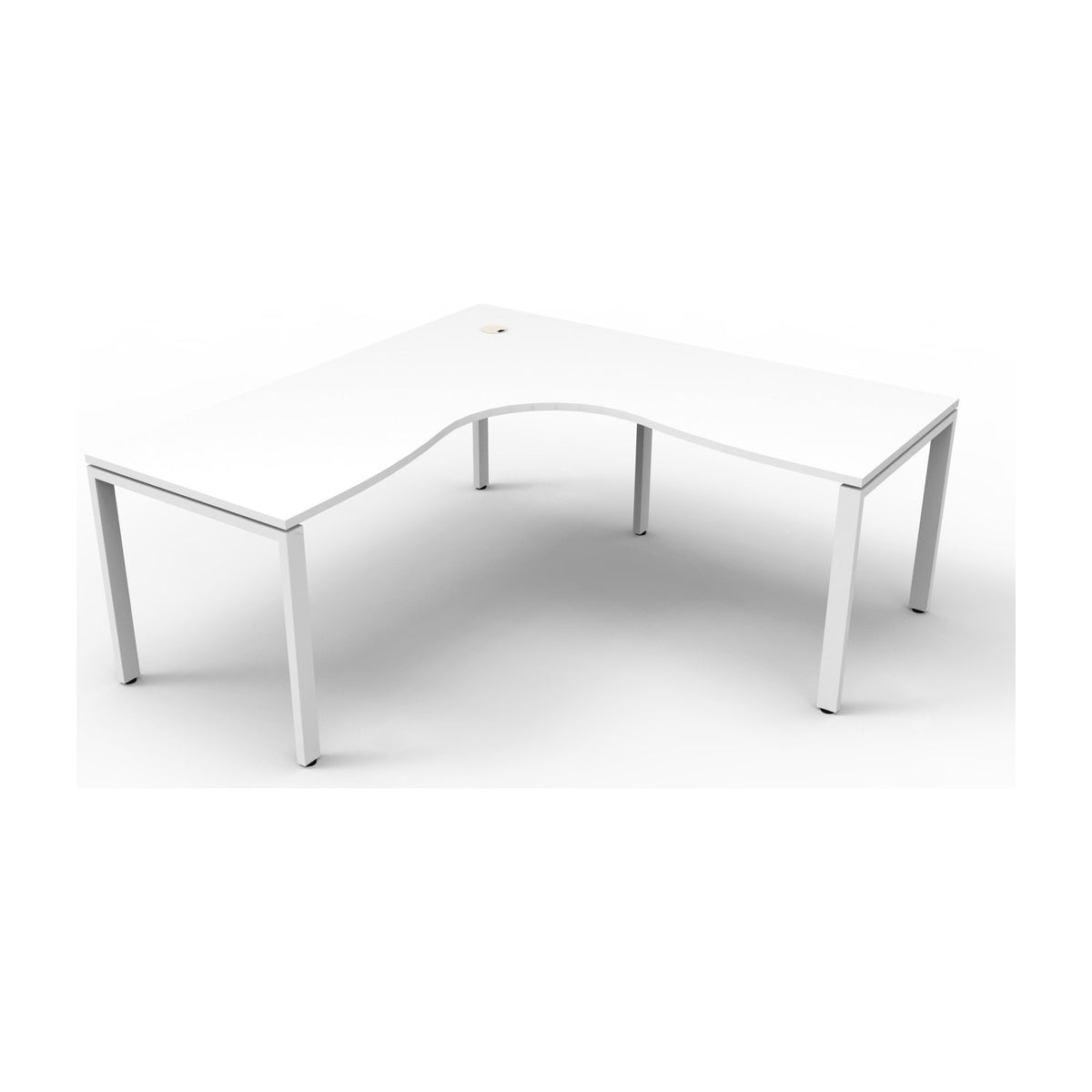 Infinity Profile Leg Corner Workstation, view 3