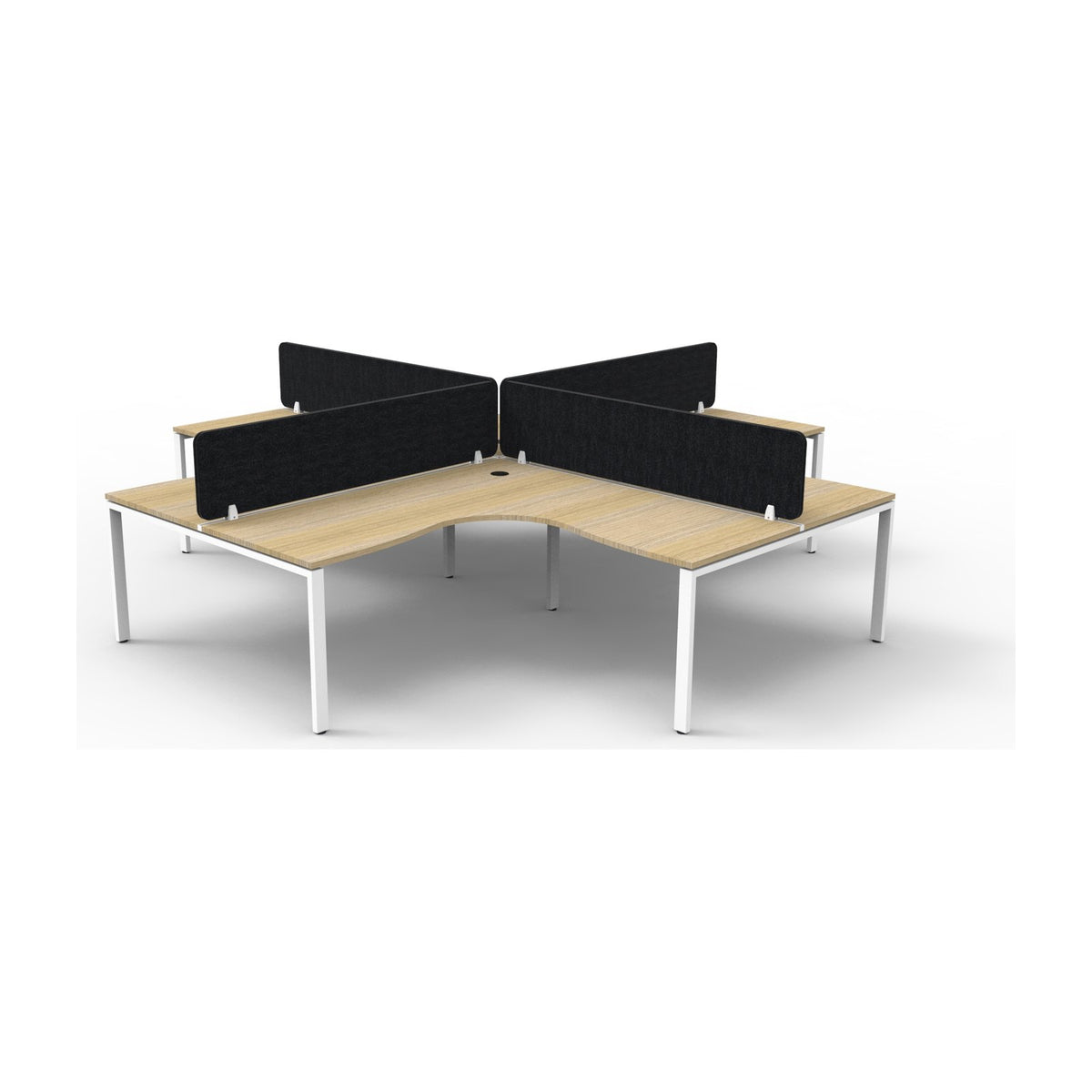 Infinity Profile Leg Corner Workstation, view 4