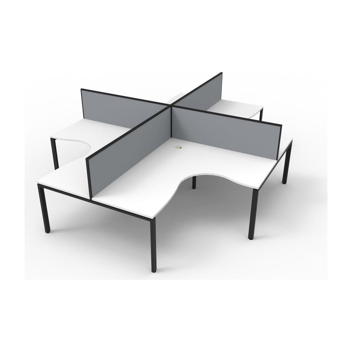 Infinity Profile Leg Corner Workstation, view 6