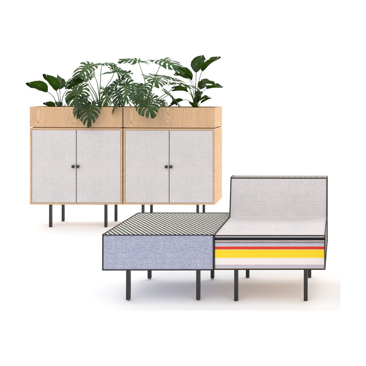 BASIX storage cabinet by Klaro Industrial Design (K.I.D)