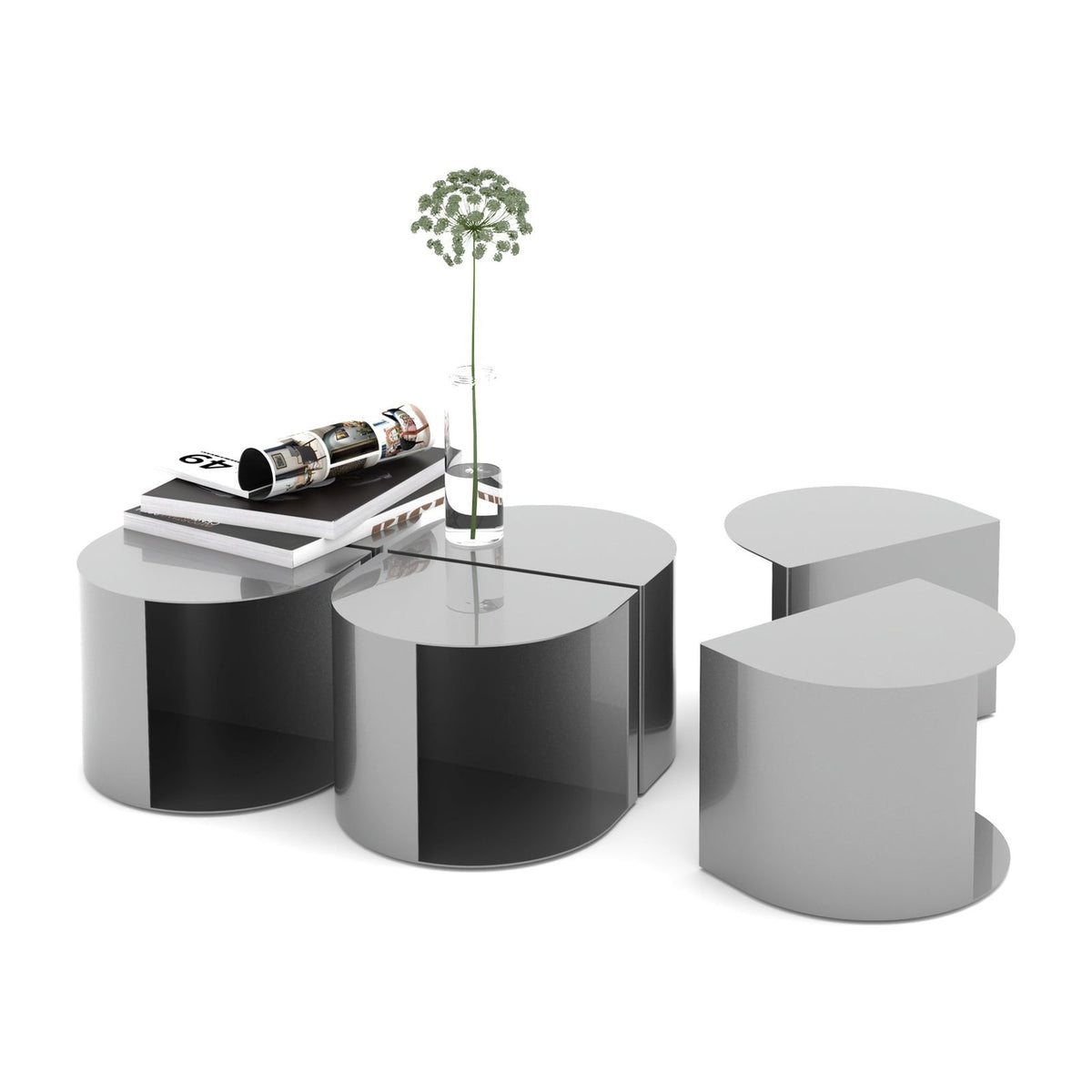 CLOUT modular shelf and side table by Klaro Industrial Design (K.I.D), view 2