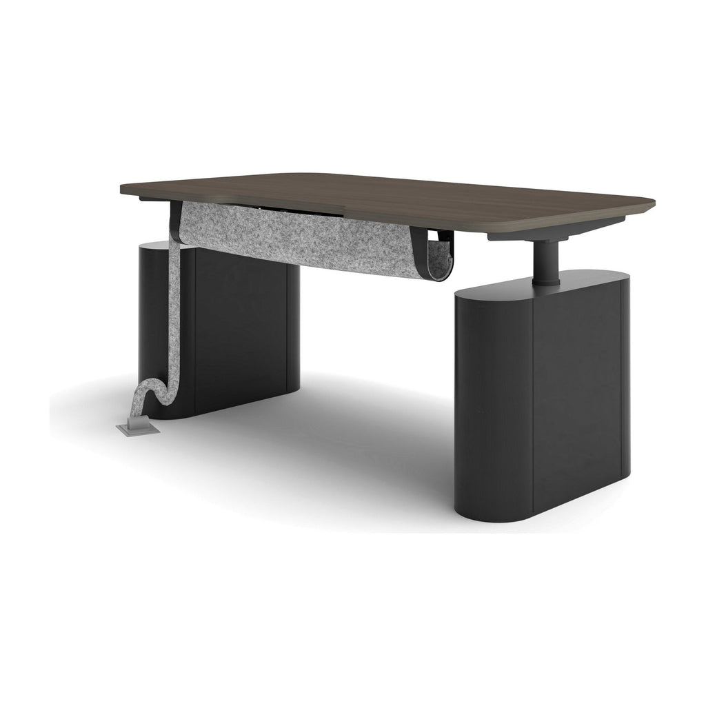 COLUMN h/a desk height adjustable single desk and table by Klaro Industrial Design (K.I.D)