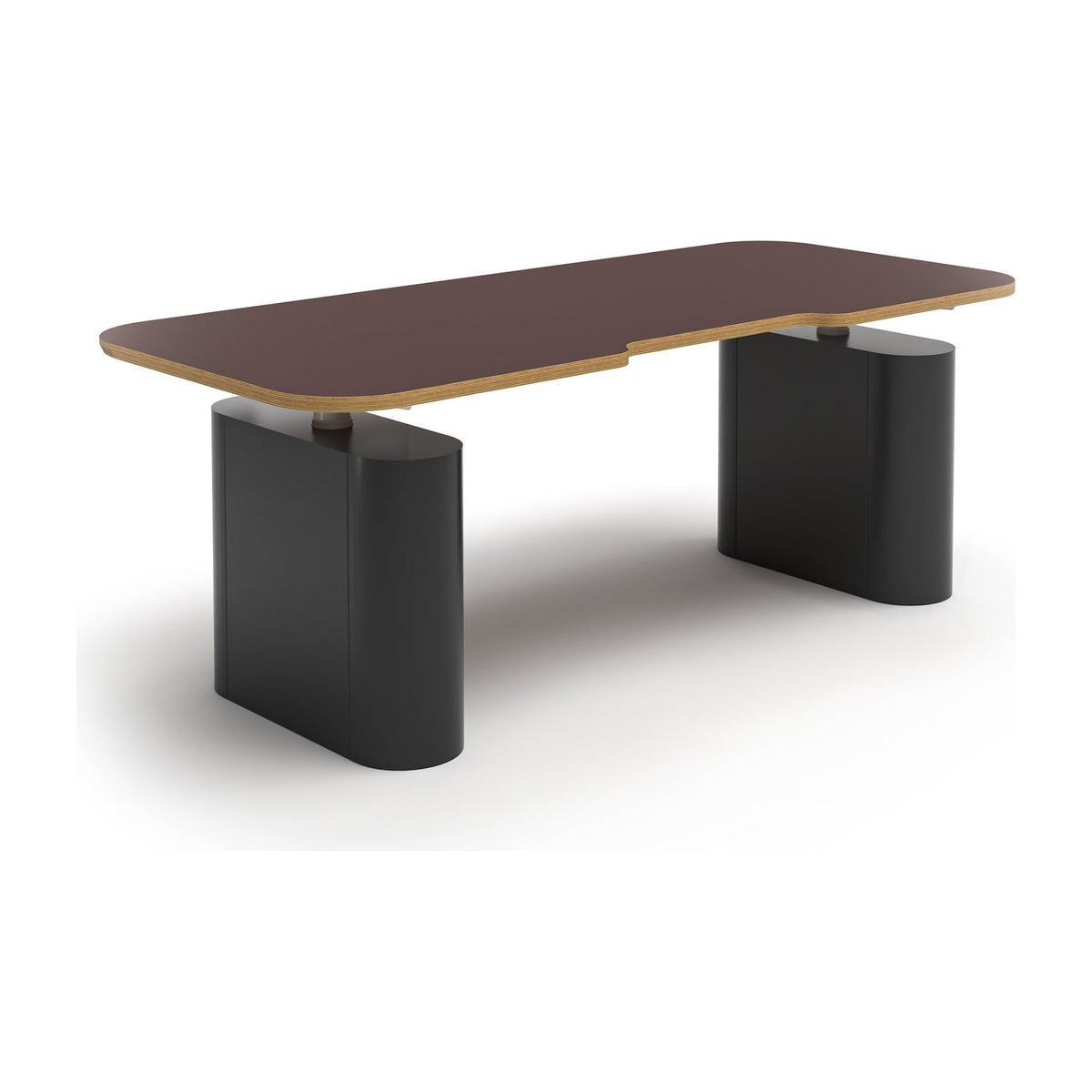 COLUMN h/a desk height adjustable single desk and table by Klaro Industrial Design (K.I.D), view 3