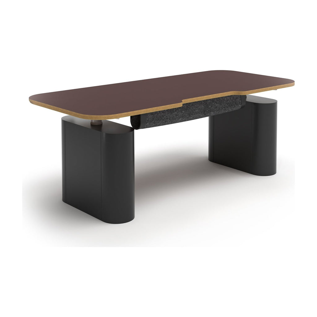 COLUMN h/a desk height adjustable single desk and table by Klaro Industrial Design (K.I.D), view 4