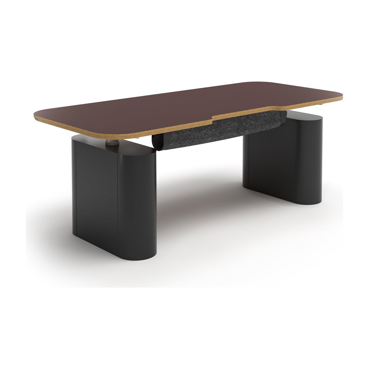 COLUMN h/a desk height adjustable single desk and table by Klaro Industrial Design (K.I.D), view 4