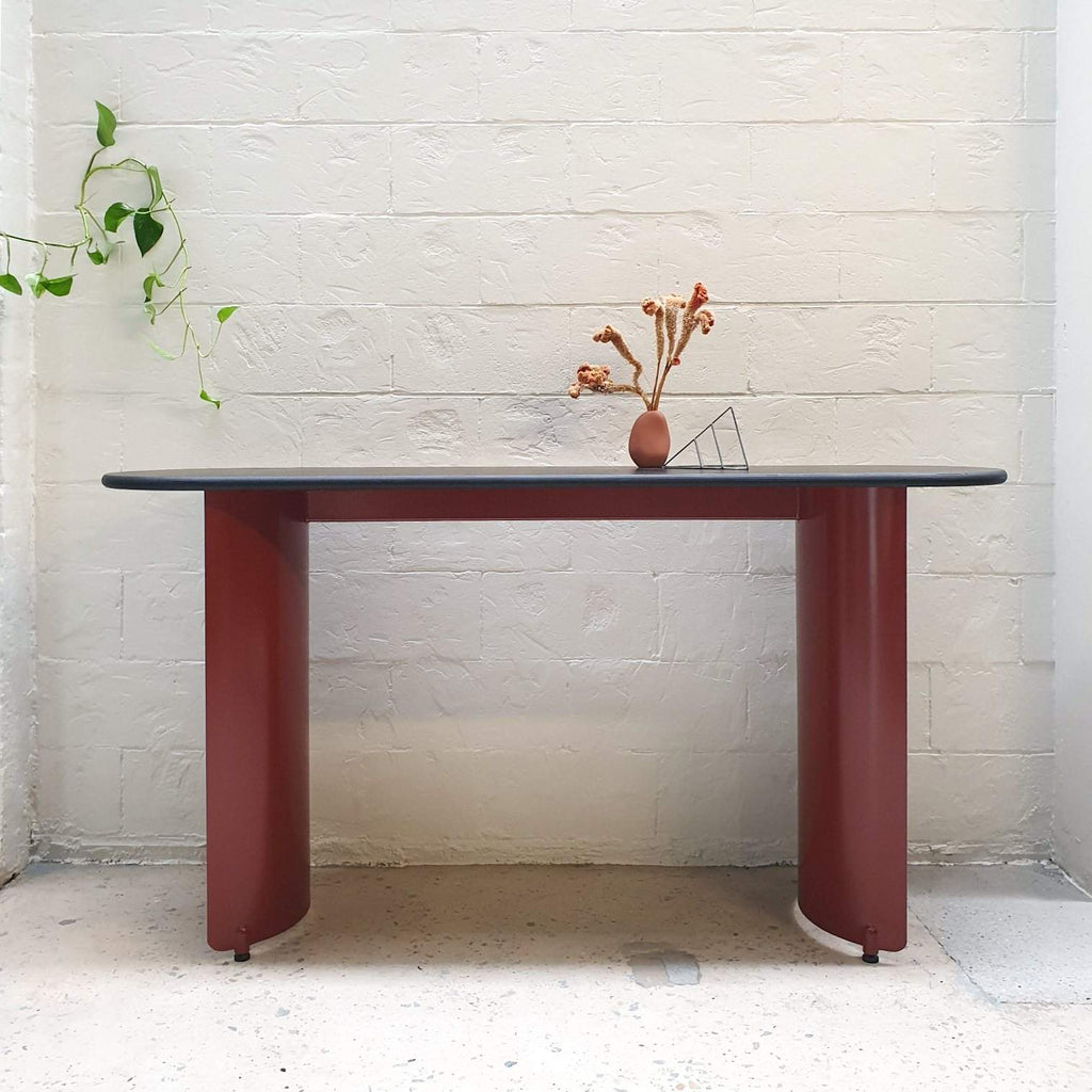 HALFMOON table, bar table, console and bench by Klaro Industrial Design (K.I.D)