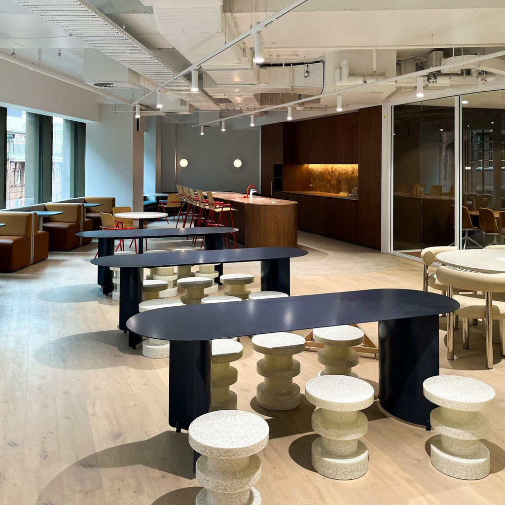 HALFMOON table, bar table, console and bench by Klaro Industrial Design (K.I.D), view 3