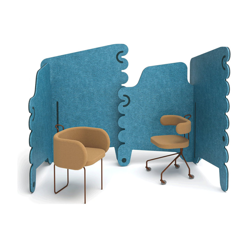 Mr SCREEN portable acoustic and pinnable room divider by Klaro Industrial Design (K.I.D), view 4