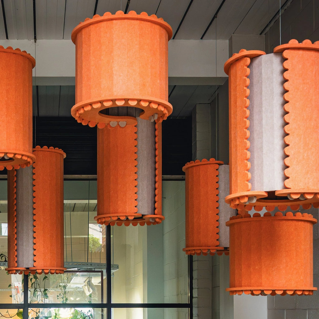 OM baffle pendant by Klaro Industrial Design (K.I.D), view 2