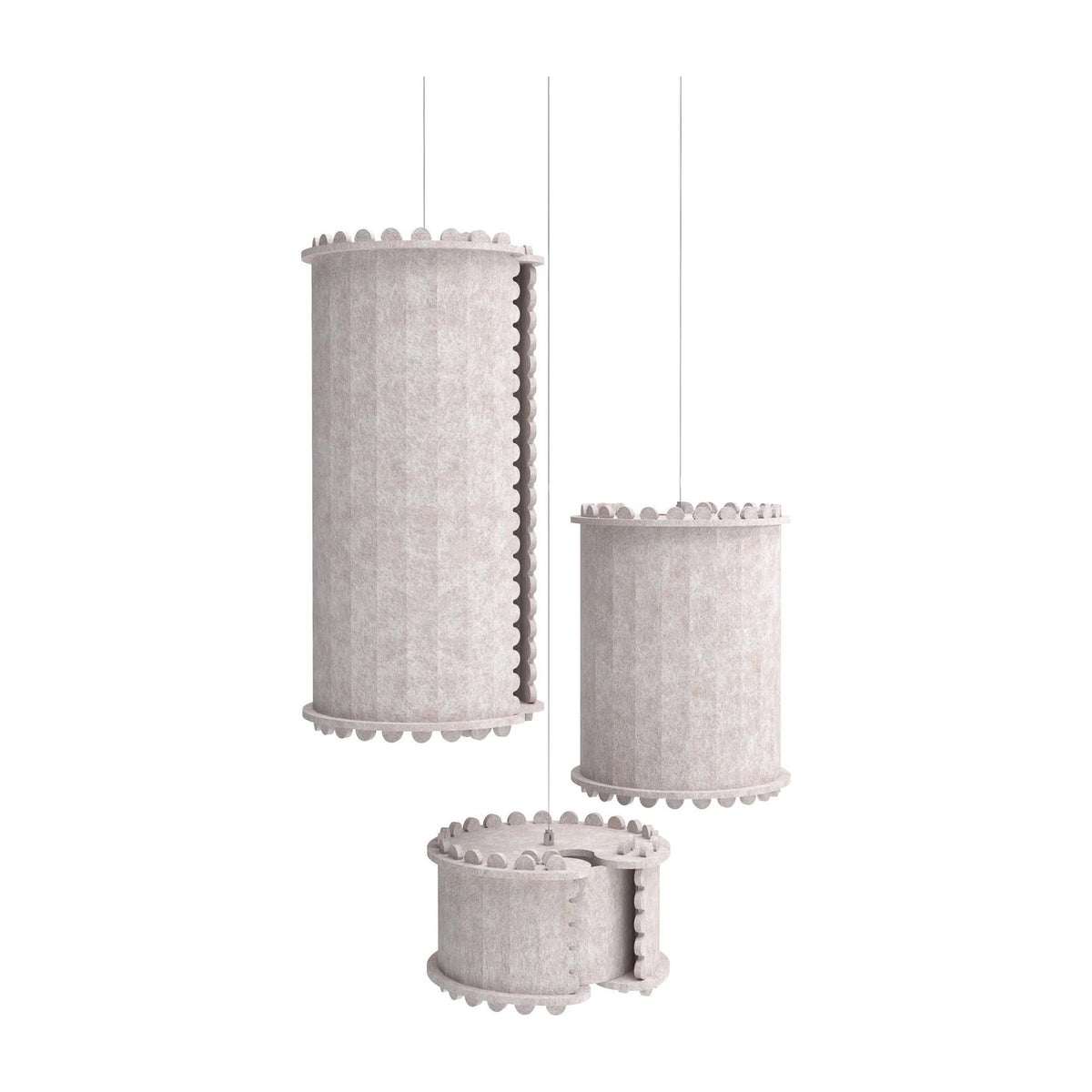 OM baffle pendant by Klaro Industrial Design (K.I.D), view 4