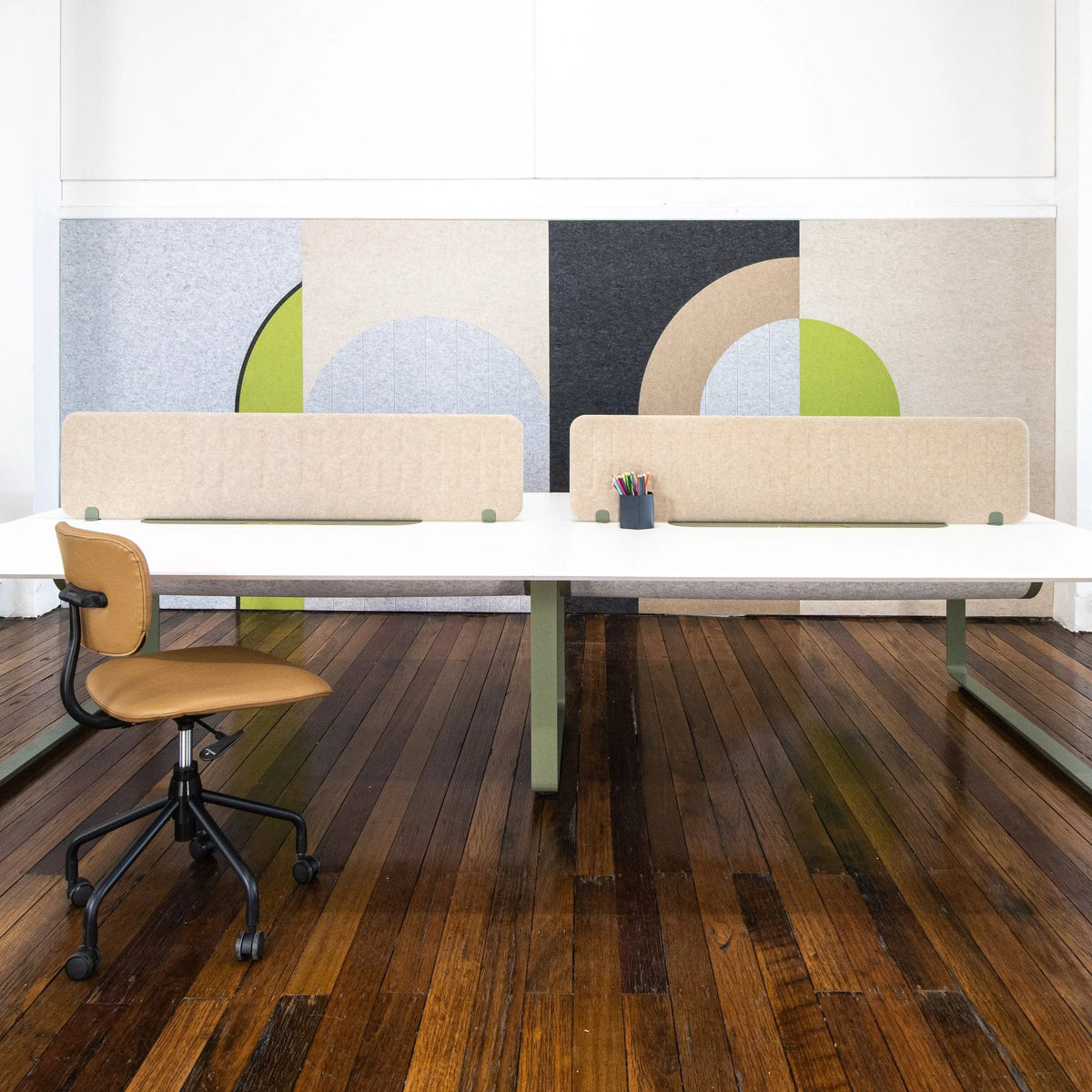 PUFFY modesty panel or workstation screen by Klaro Industrial Design (K.I.D), view 3