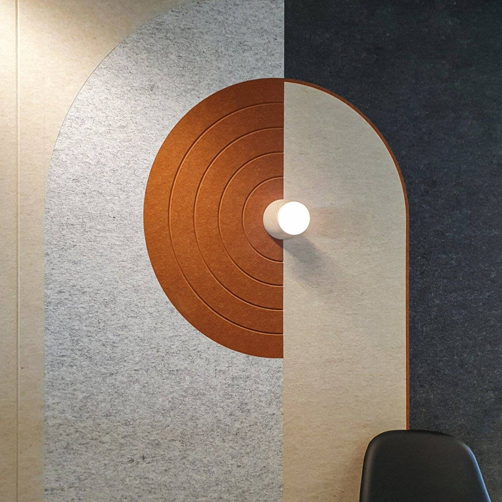 RAPT custom acoustic wall covering by Klaro Industrial Design (K.I.D)