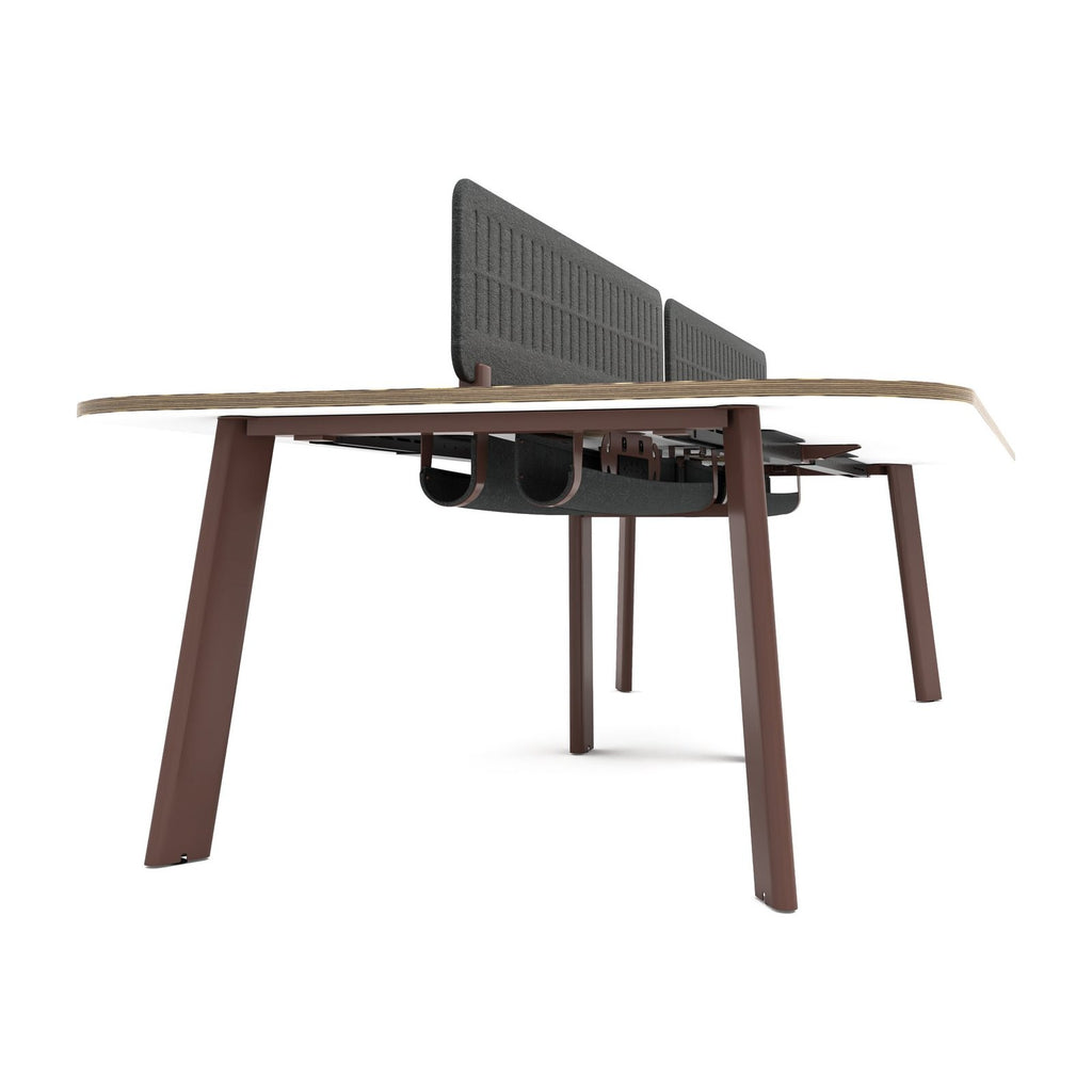 TRAX_lite individual desk soft wiring management by Klaro Industrial Design (K.I.D), view 3