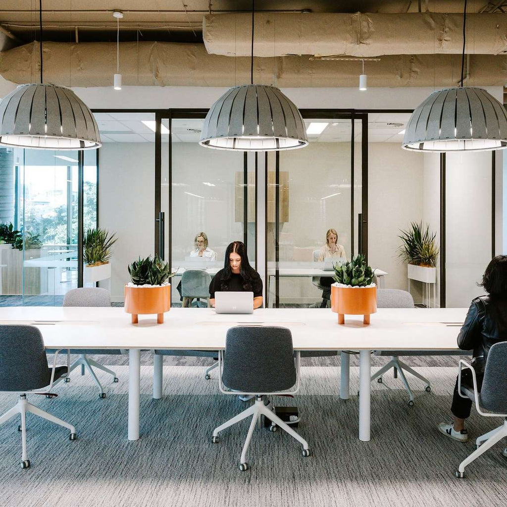 TUBE workstation and table base system by Klaro Industrial Design (K.I.D)