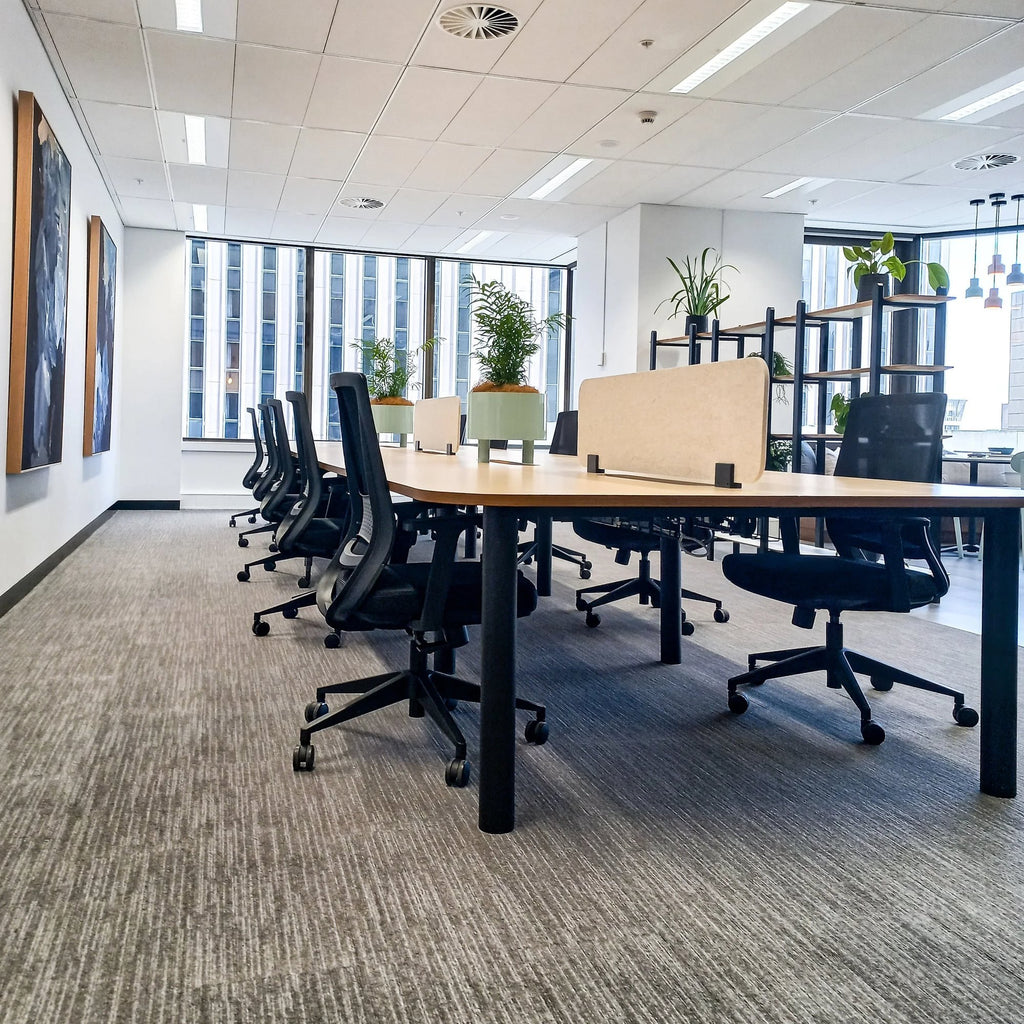 TUBE workstation and table base system by Klaro Industrial Design (K.I.D), view 4