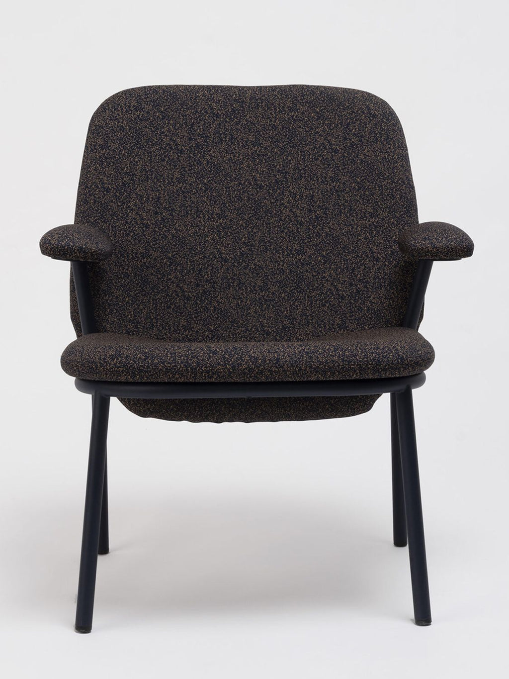 Lana Easy Chair Steel High Back with Armrests by Ondarreta