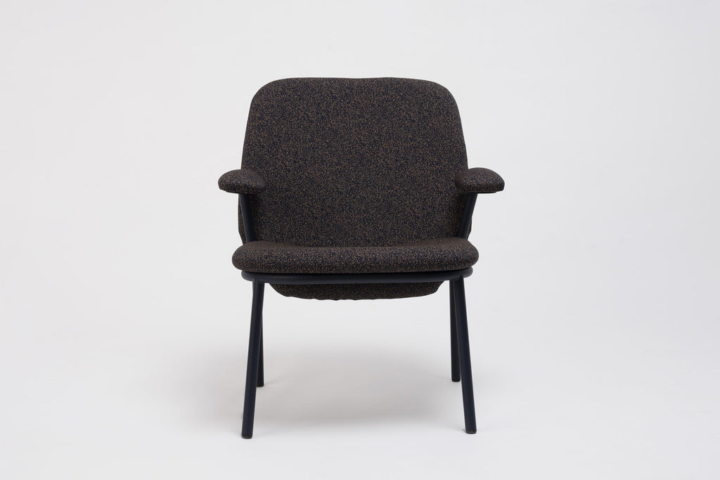 Lana Easy Chair Steel High Back with Armrests by Ondarreta, view 2
