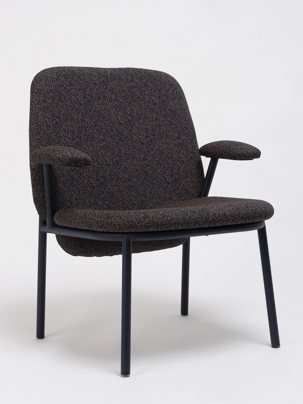 Lana Easy Chair Steel High Back with Armrests by Ondarreta, view 3