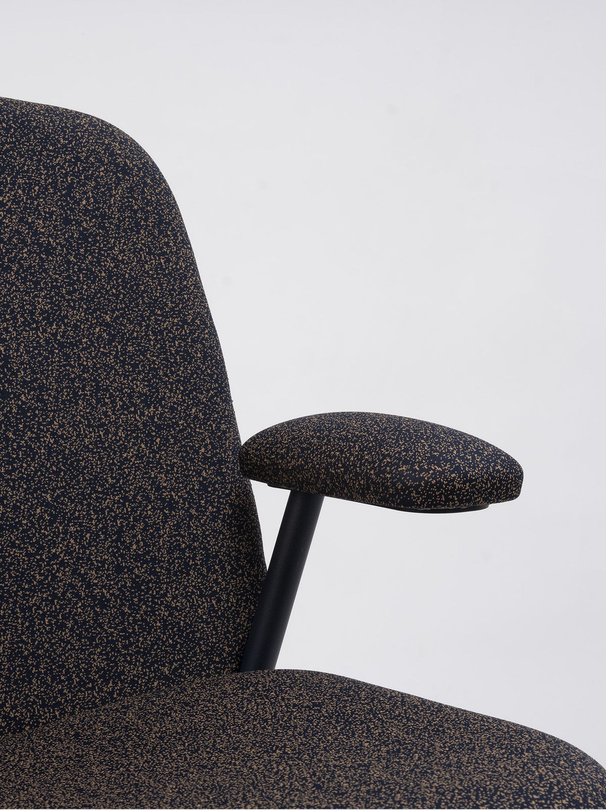 Lana Easy Chair Steel High Back with Armrests by Ondarreta, view 6