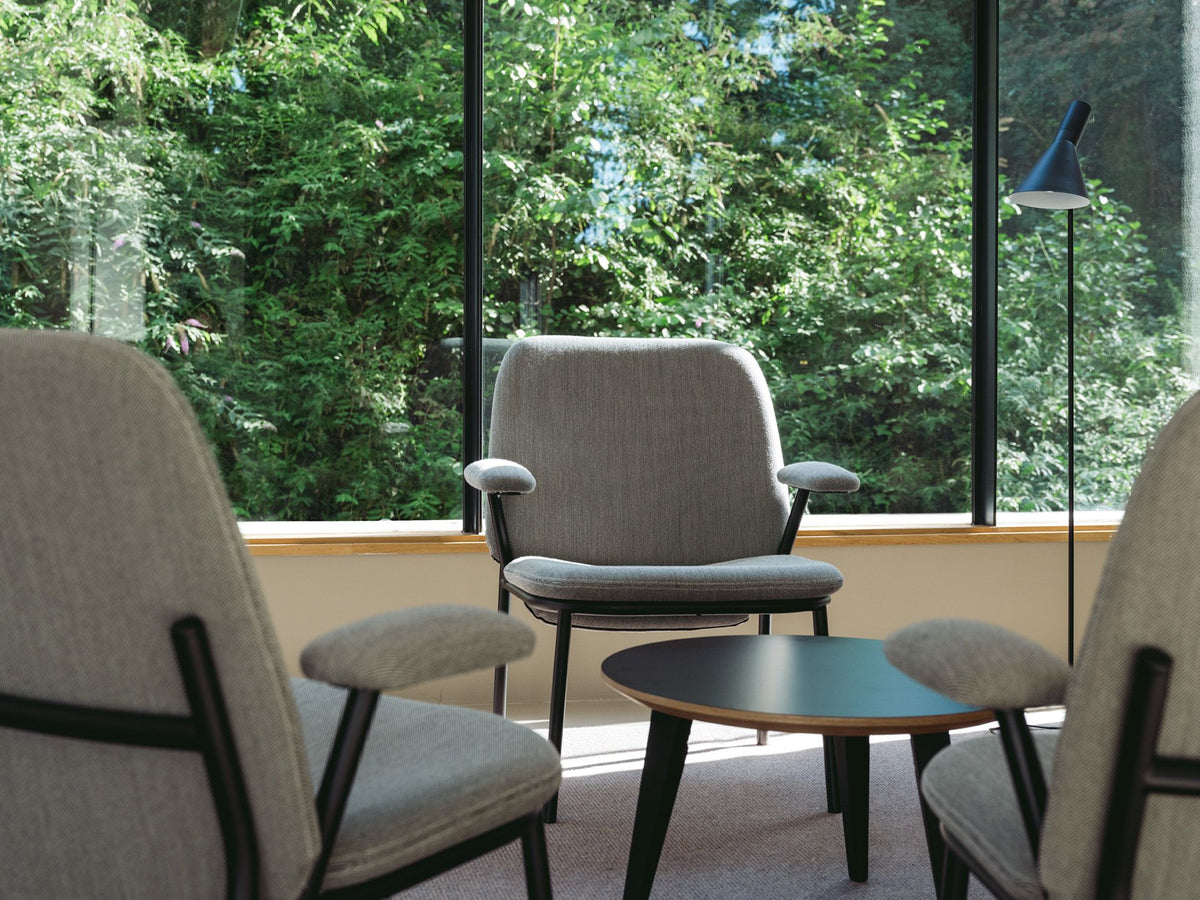 Lana Easy Chair Steel High Back with Armrests by Ondarreta, view 7
