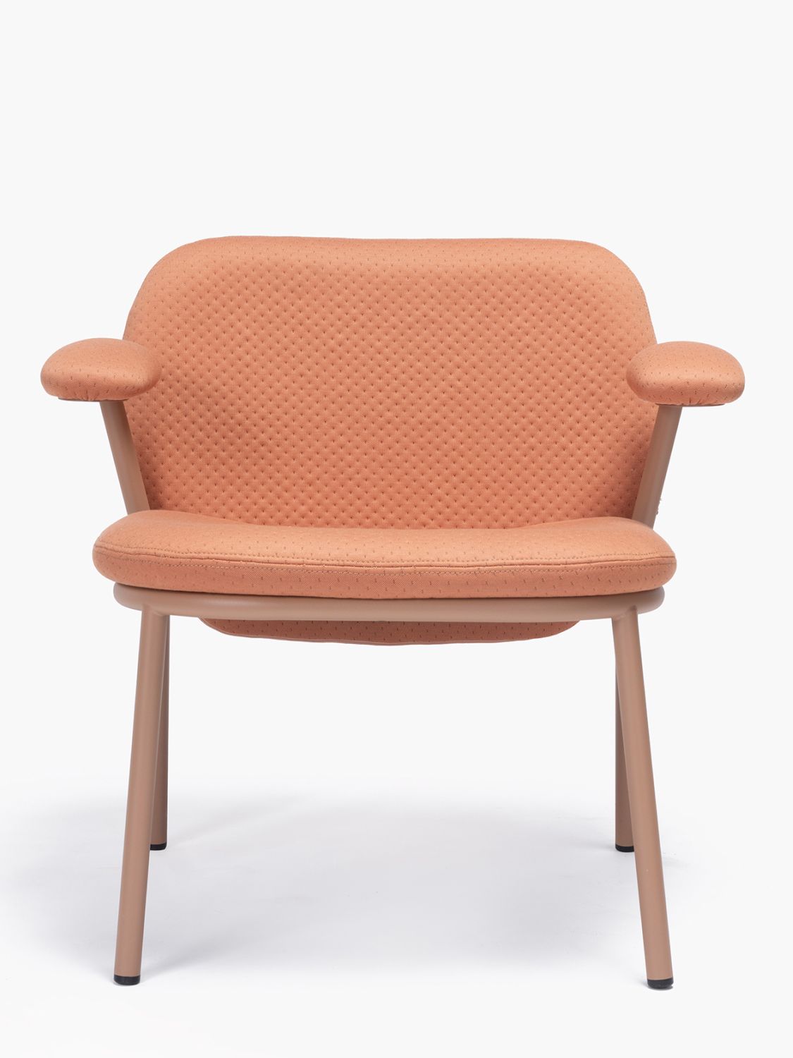Lana Easy Chair Steel Low Back with Armrests by Ondarreta