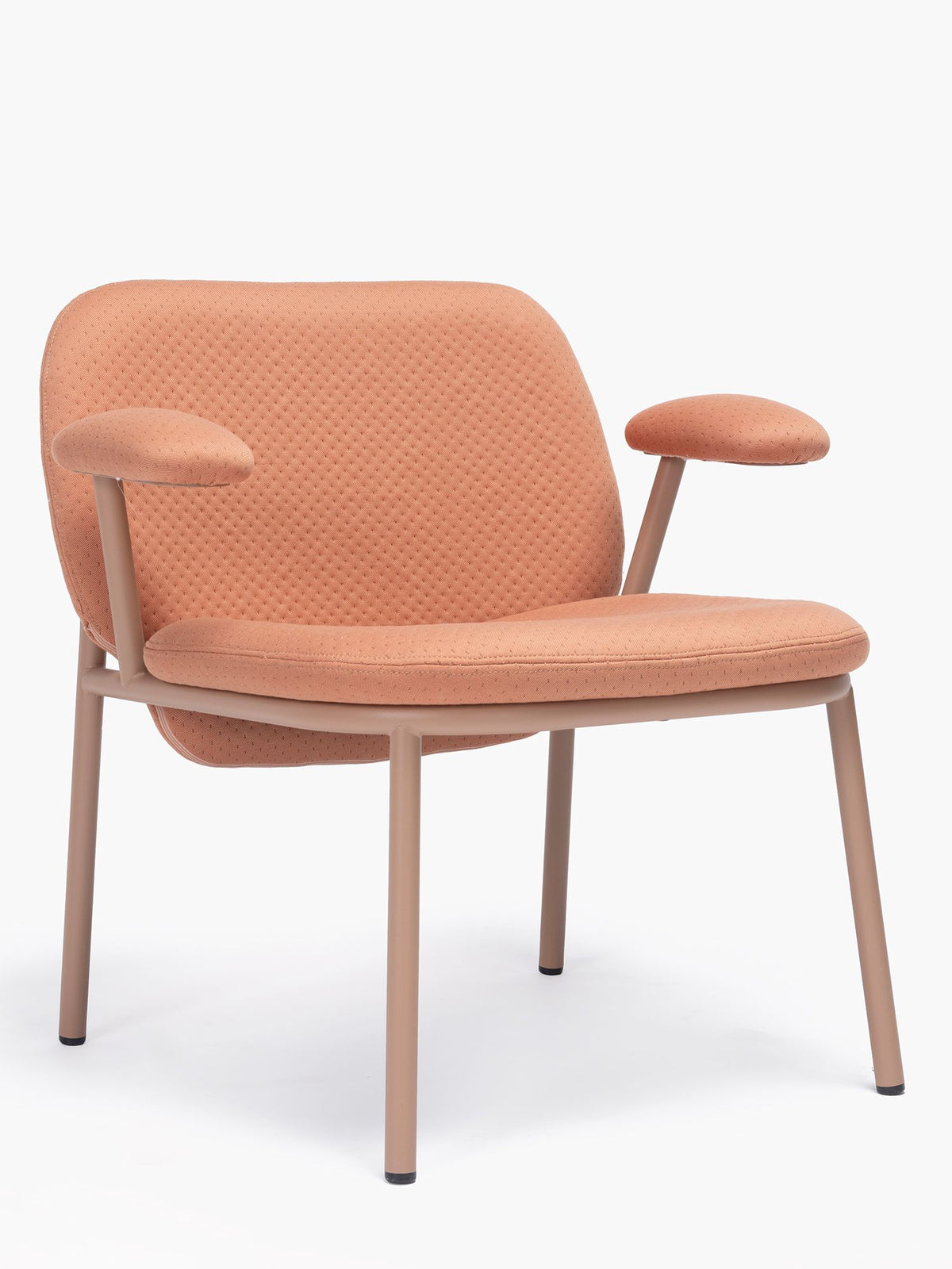 Lana Easy Chair Steel Low Back with Armrests by Ondarreta, view 3