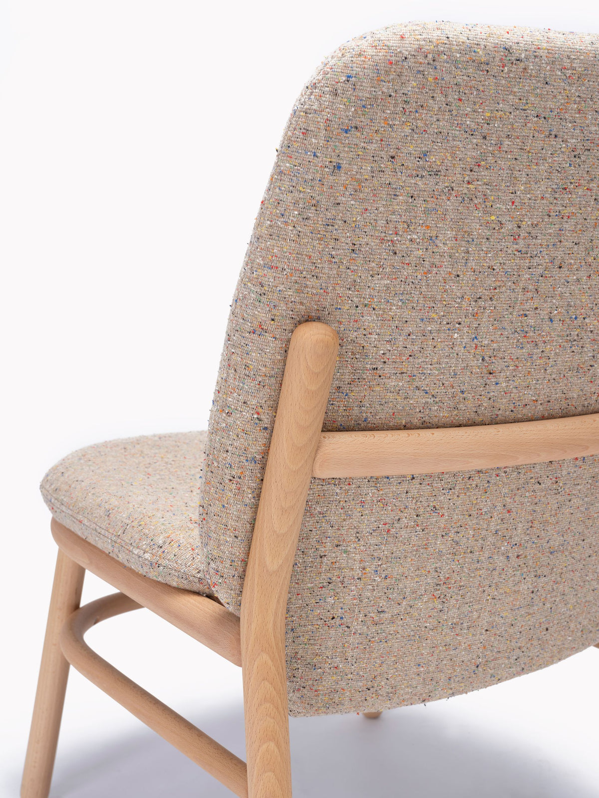 Lana Easy Chair Wood High Back by Ondarreta, view 7