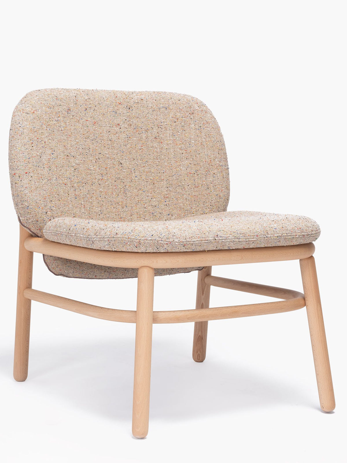 Lana Easy Chair Wood Low Back by Ondarreta, view 3