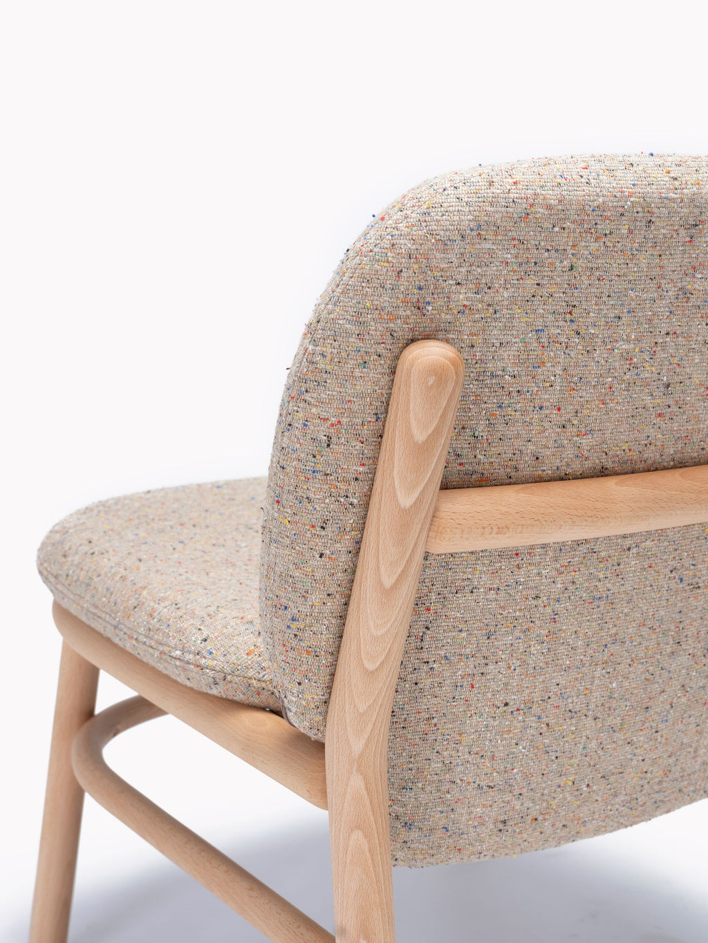 Lana Easy Chair Wood Low Back by Ondarreta, view 7