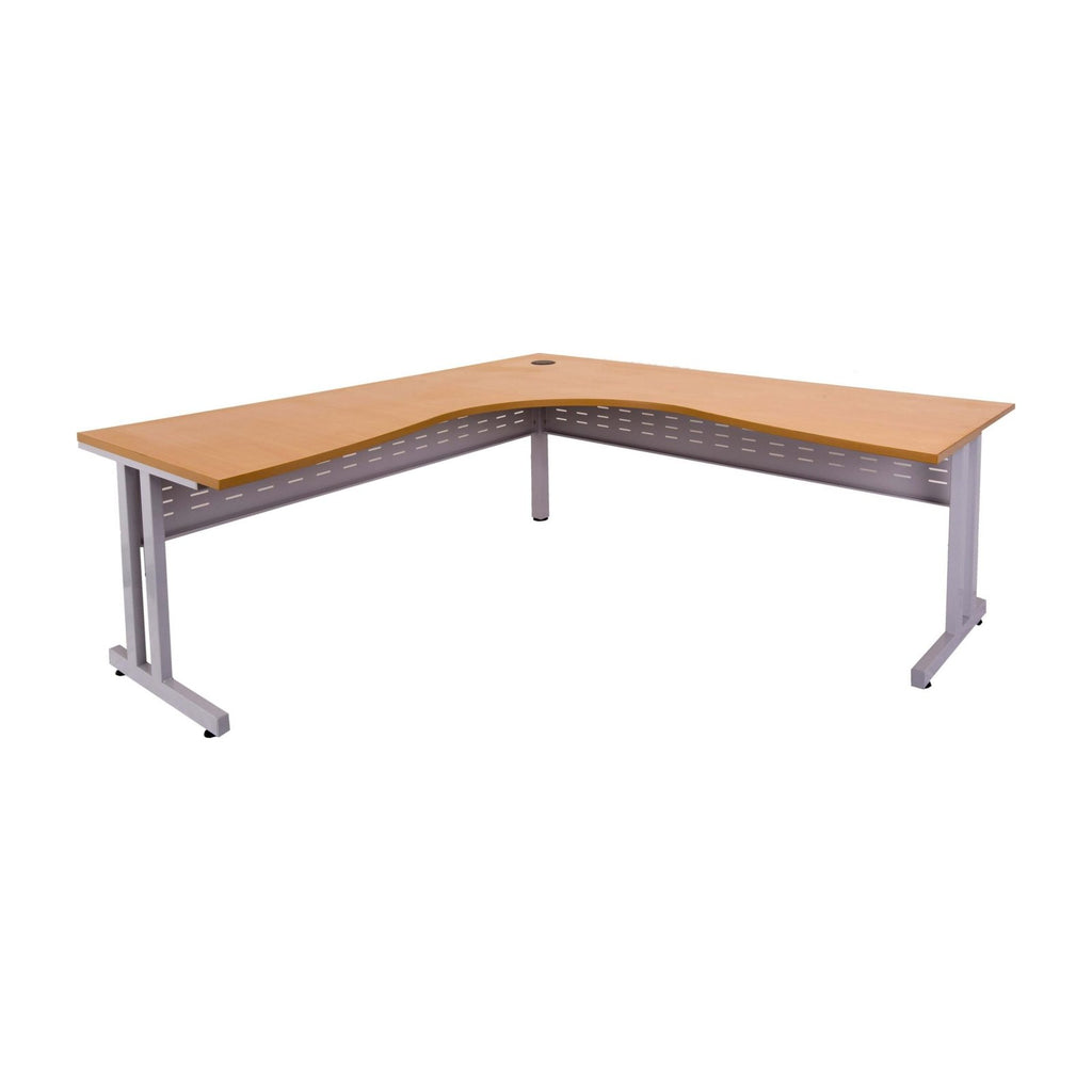 Modular C-Leg Corner Workstation