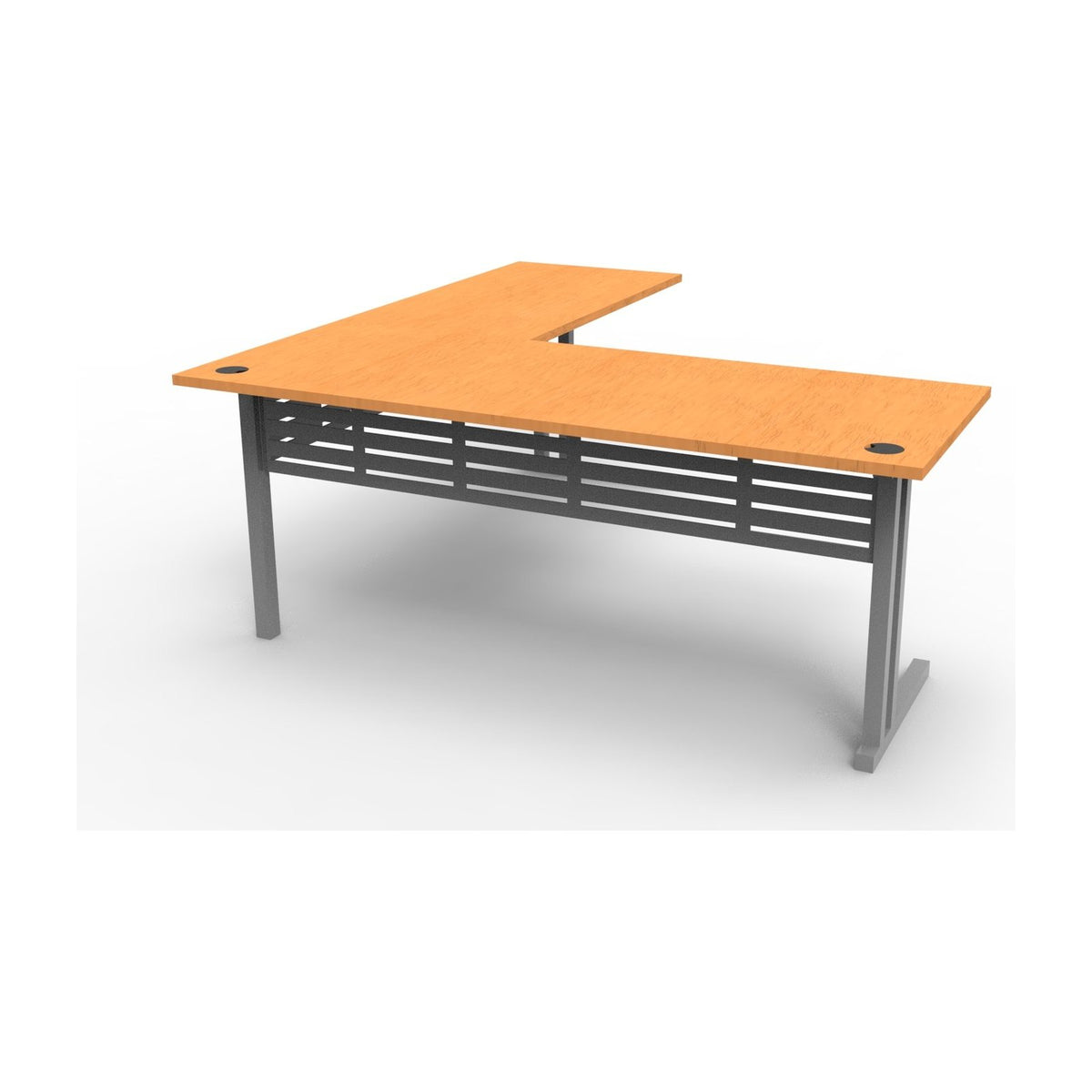 Modular C-Leg Corner Workstation, view 2