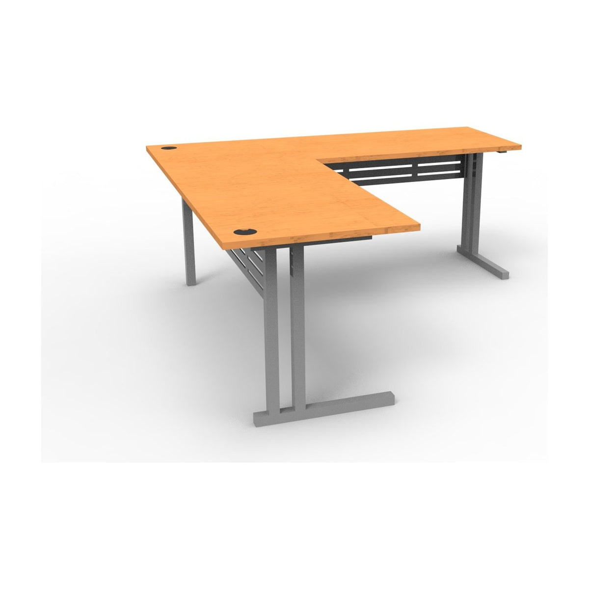 Modular C-Leg Corner Workstation, view 4