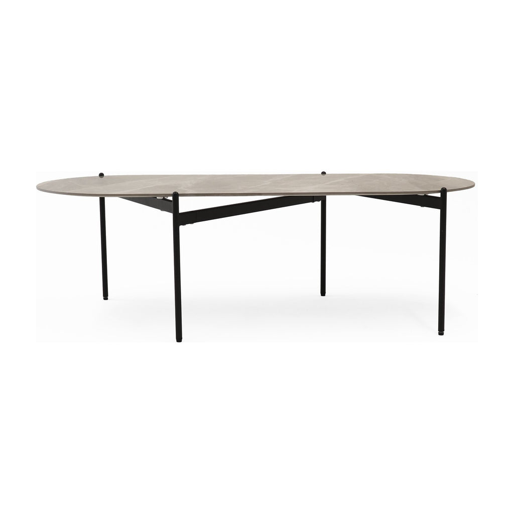 Nido Stone Oval Coffee Table, view 2
