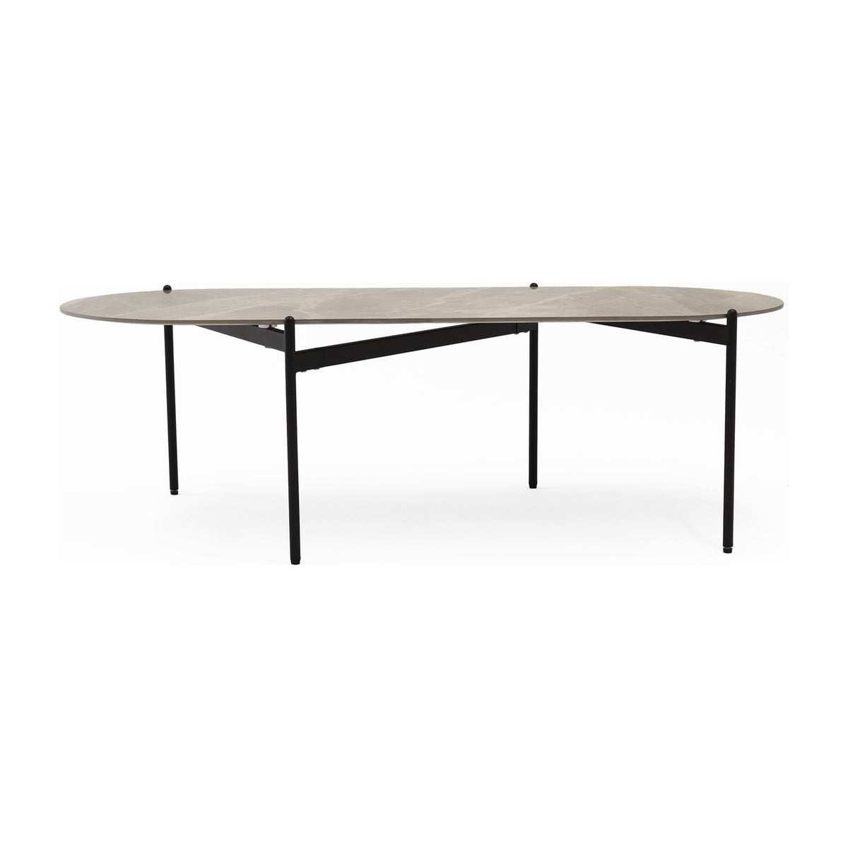 Nido Stone Oval Coffee Table, view 2