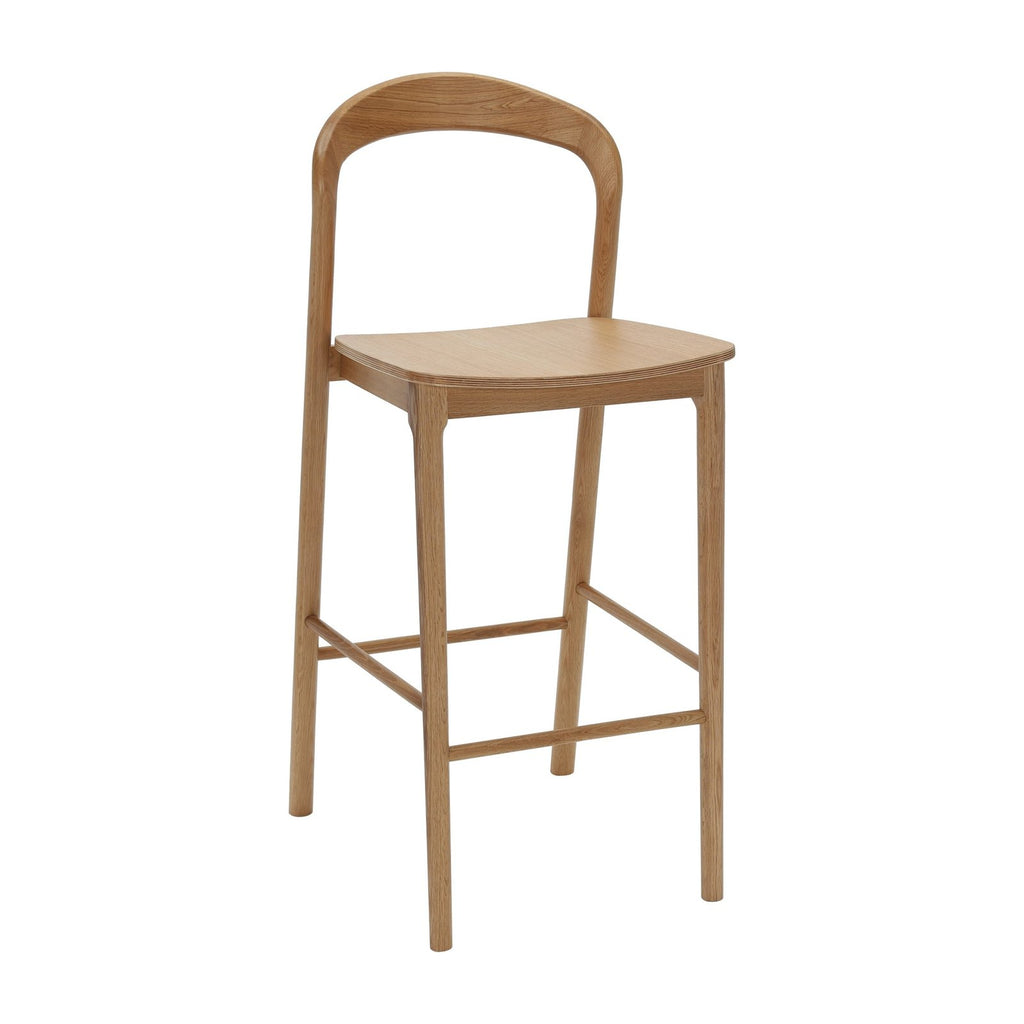 Nodo High Stool - American Oak