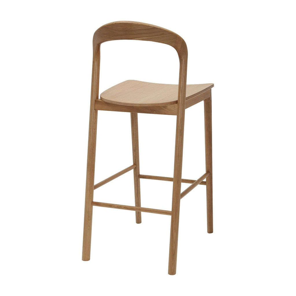 Nodo High Stool - American Oak, view 4