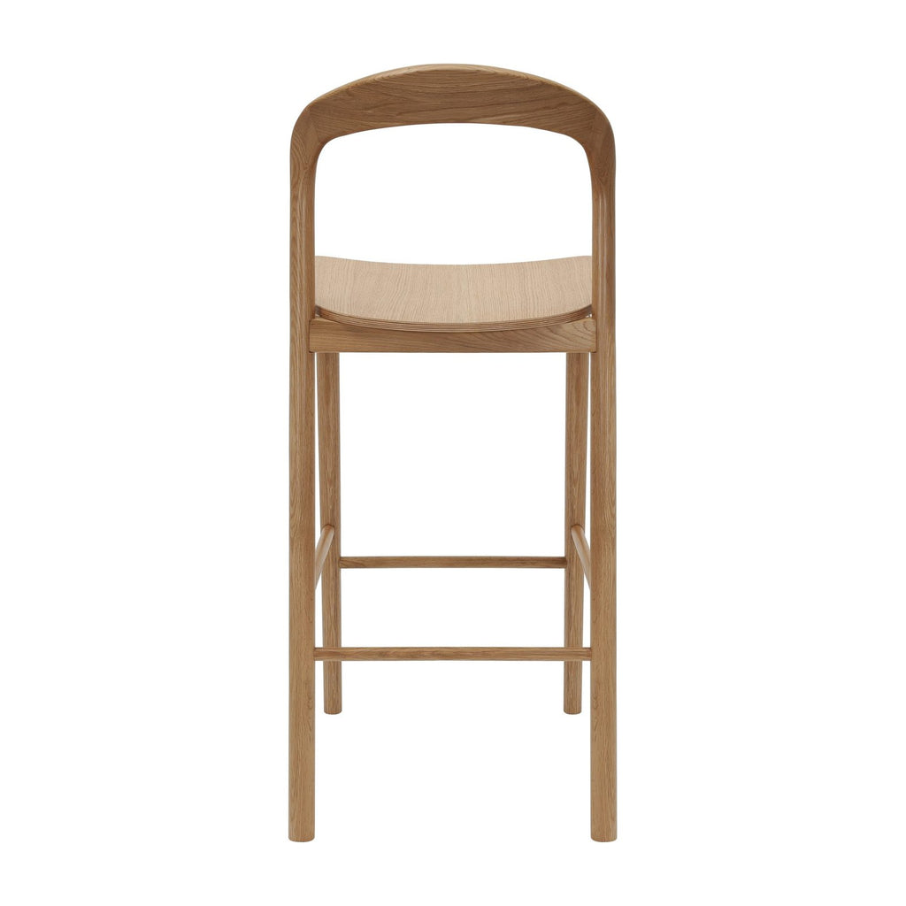 Nodo High Stool - American Oak, view 5