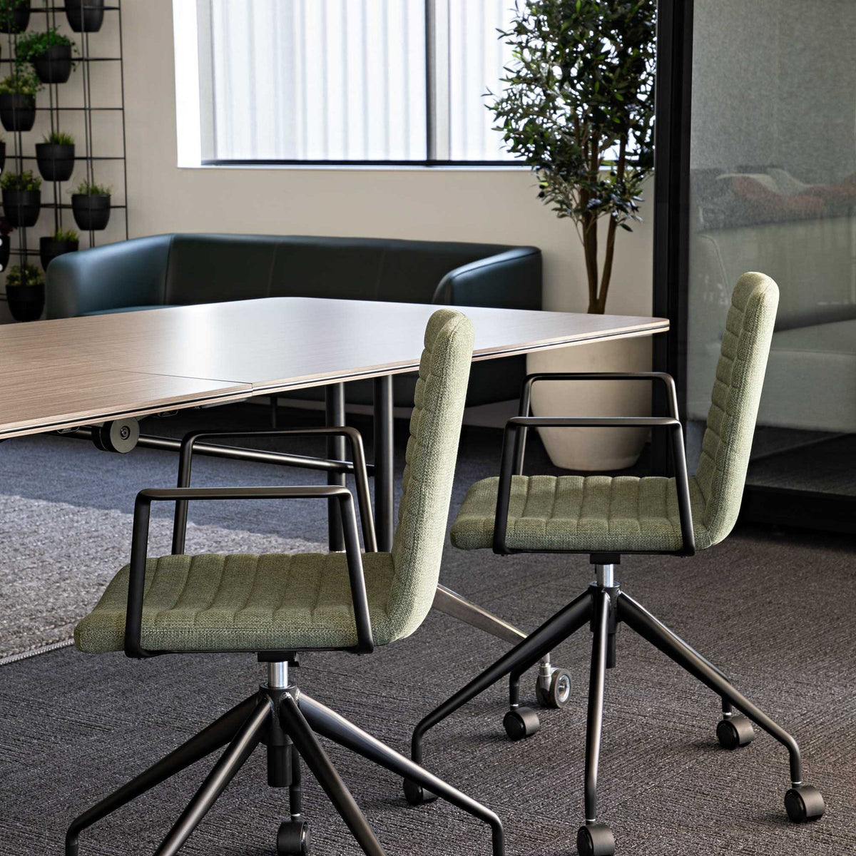 Pixel Swivel 5 Star Base Chair shown in a workplace setting