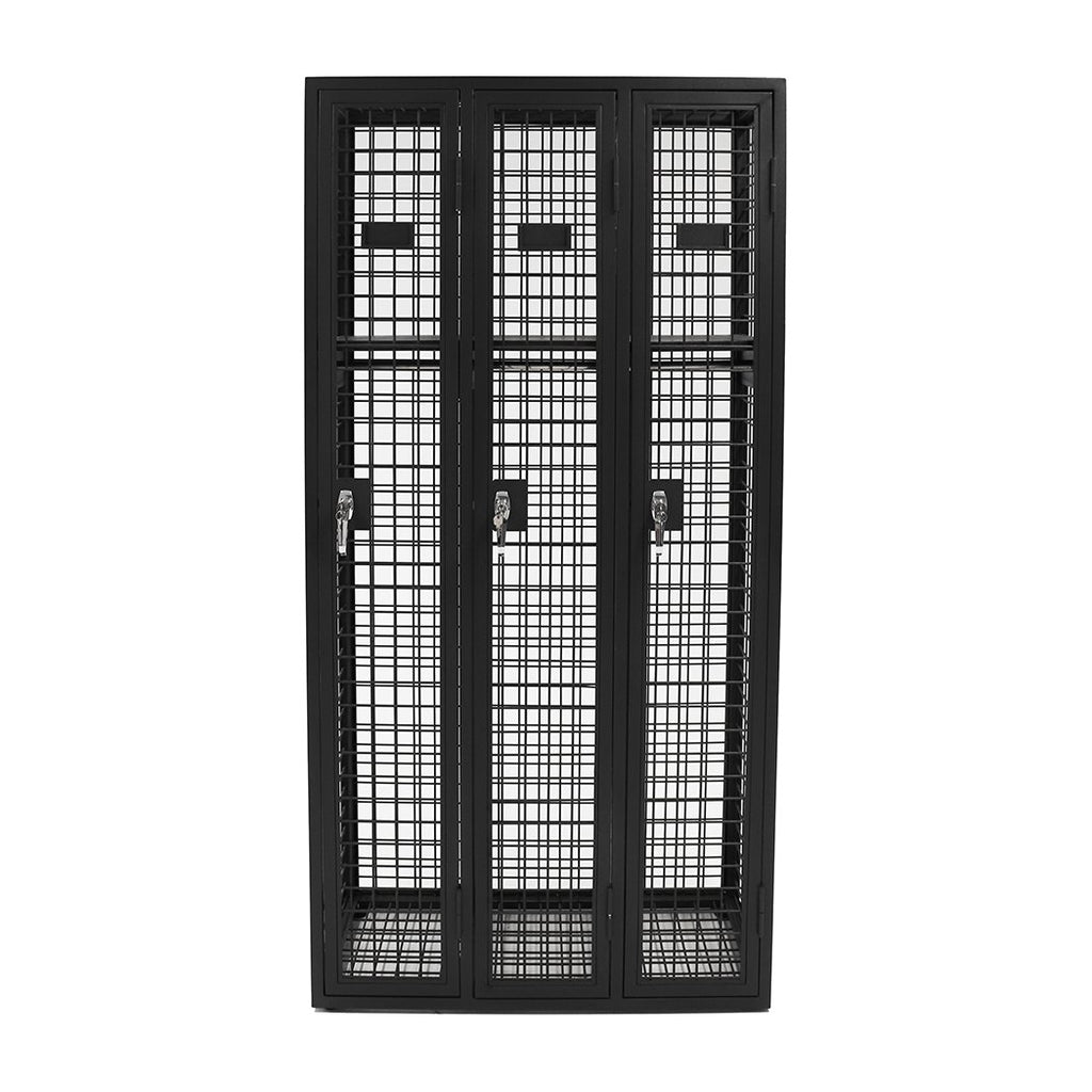 Steel Mesh 3 Door Locker