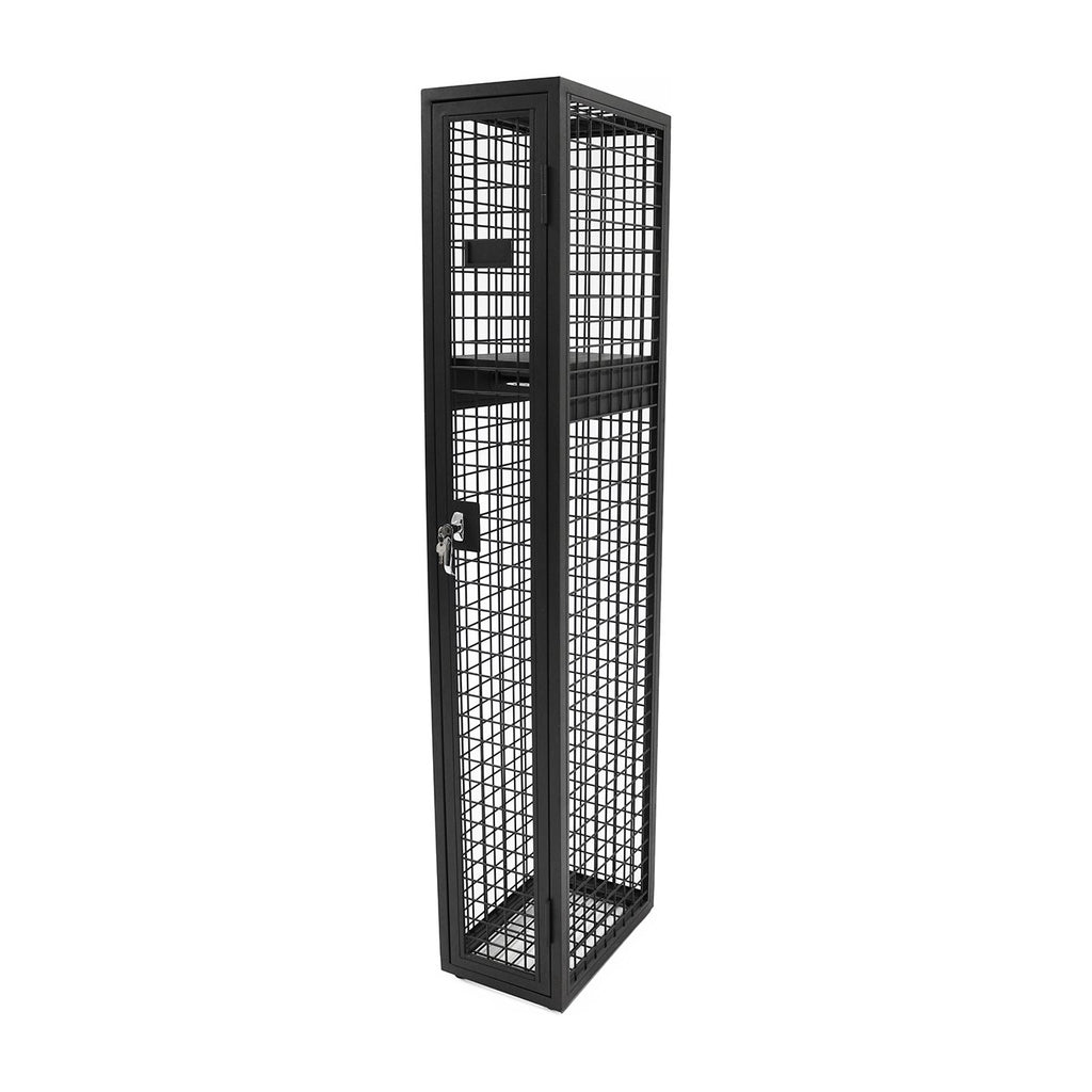 Steel Mesh Single Door Locker, view 4