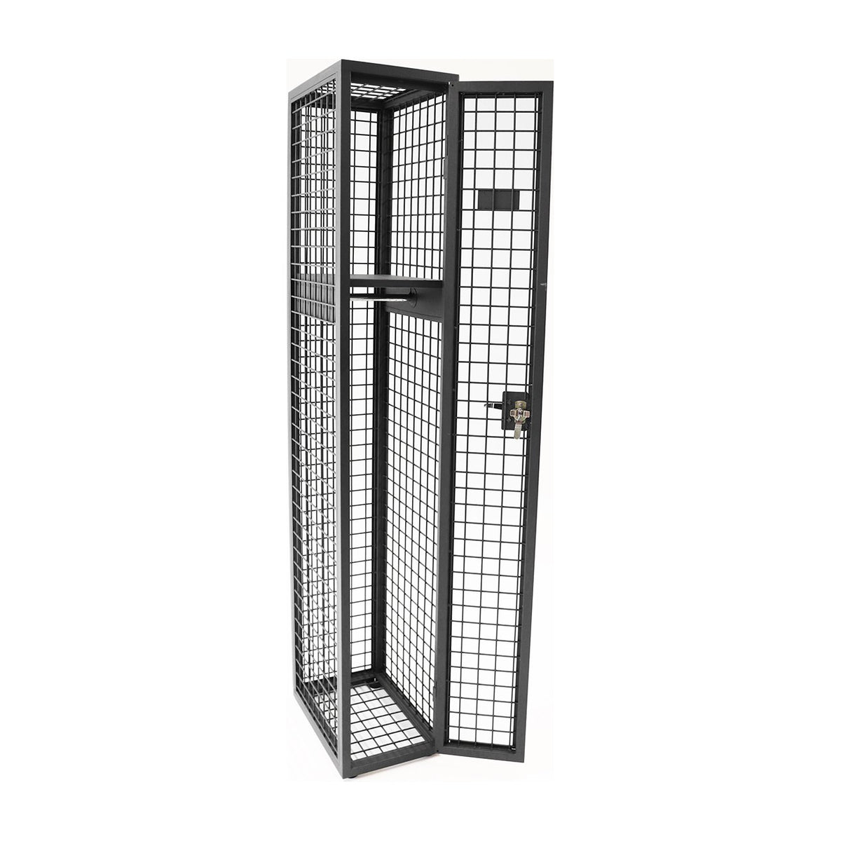 Steel Mesh Single Door Locker, view 5