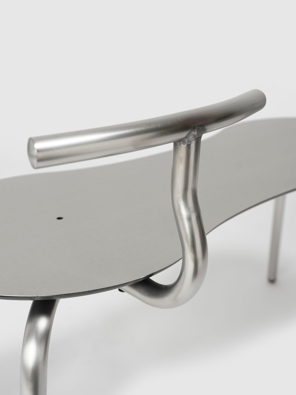 Tam Stainless Steel Bench H45 by Ondarreta, view 7