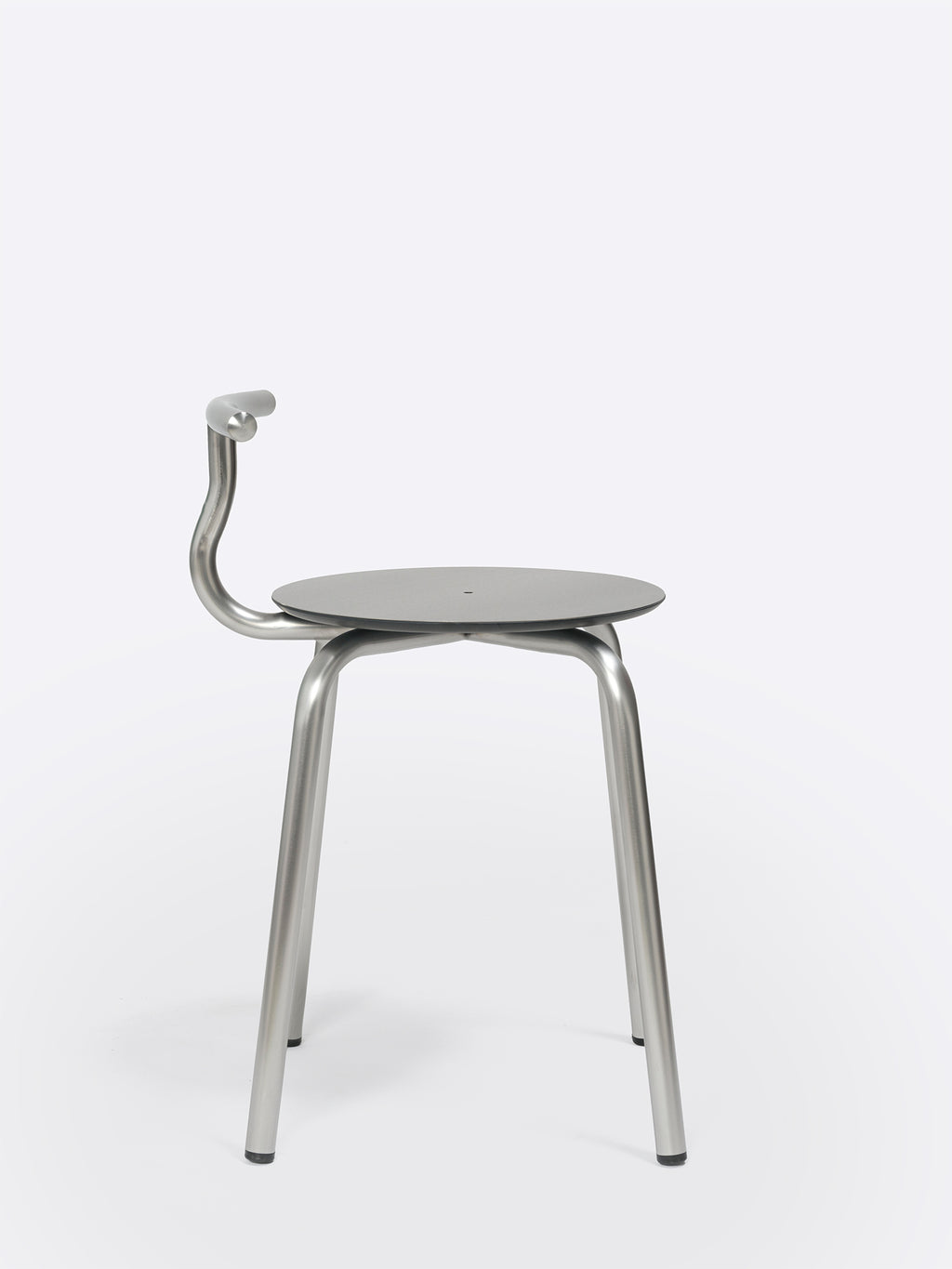 Tam Stainless Steel Stool by Ondarreta, view 4