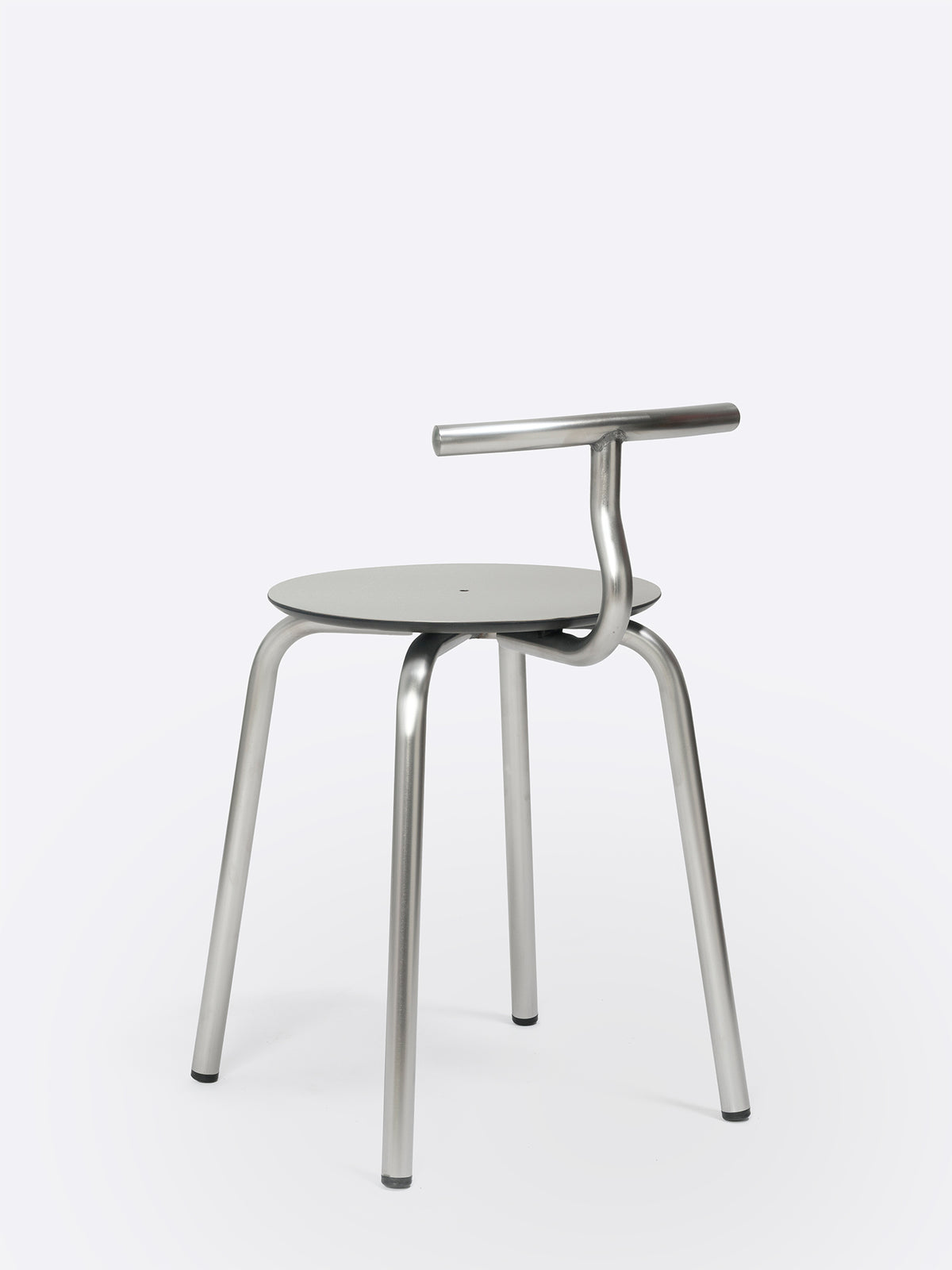 Tam Stainless Steel Stool by Ondarreta, view 6